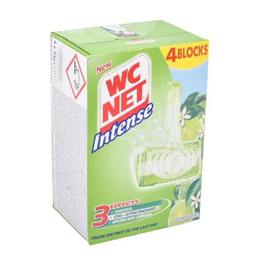 Buy Wc Net Intense Toilet Blocks Lime Fresh 4 Pieces Online